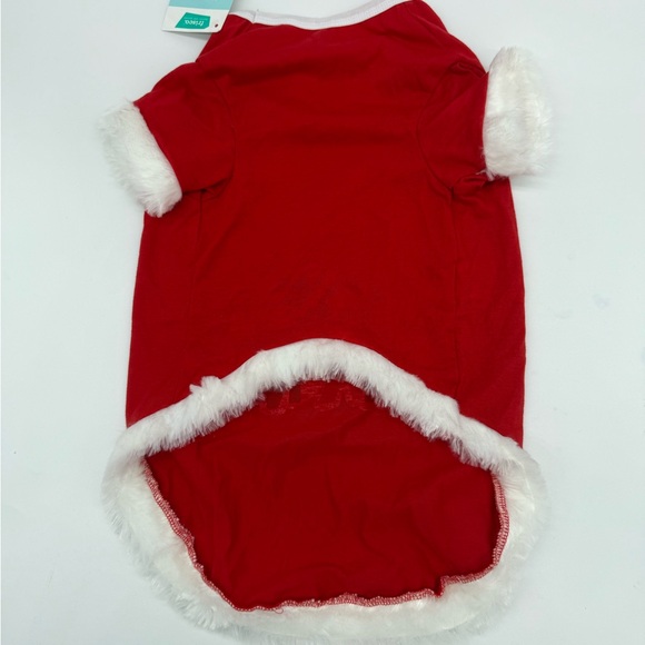 Reindeer in Training Red Fluffy Trim Christmas Pet Shirt- BNWT - Picture 5 of 6